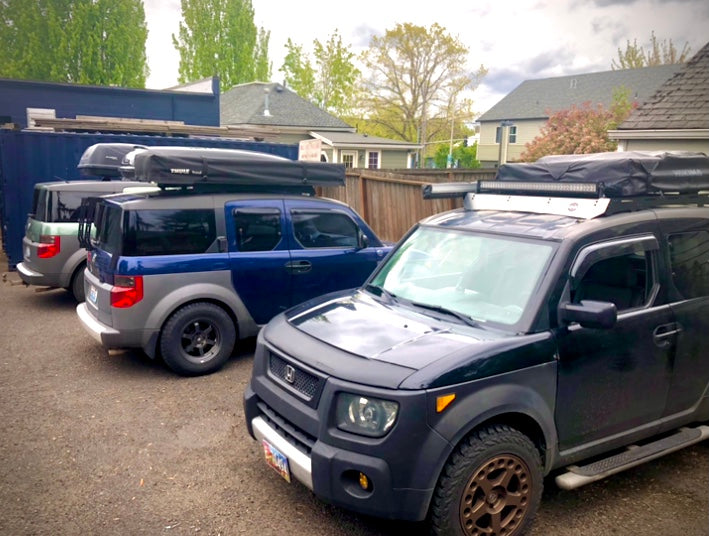 Honda element 2024 sc roof rack